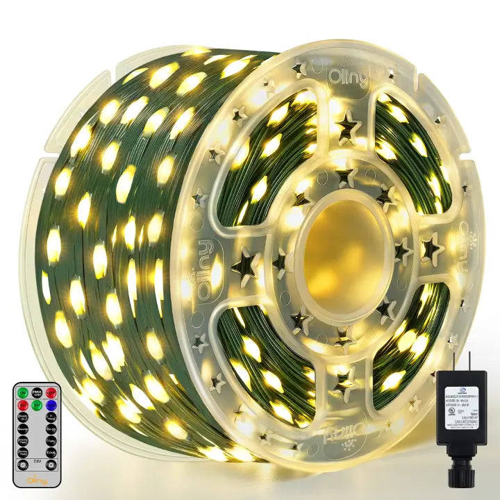 Waterproof String Lights for Patio DecorOllny 1000 LED 330ft Warm White IP67 Waterproof Christmas String Lights (Green Wire, Plug in, 8 Modes) Waterproof String Lights for Patio DecorOllny 1000 LED 330ft Warm White IP67 Waterproof Christmas String Lights (Green Wire, Plug in, 8 Modes)