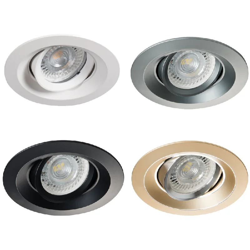 Kanlux COLIE Ceiling Recessed Mounted GU10 Adjustable Tilt Spot Down Light Fitting
