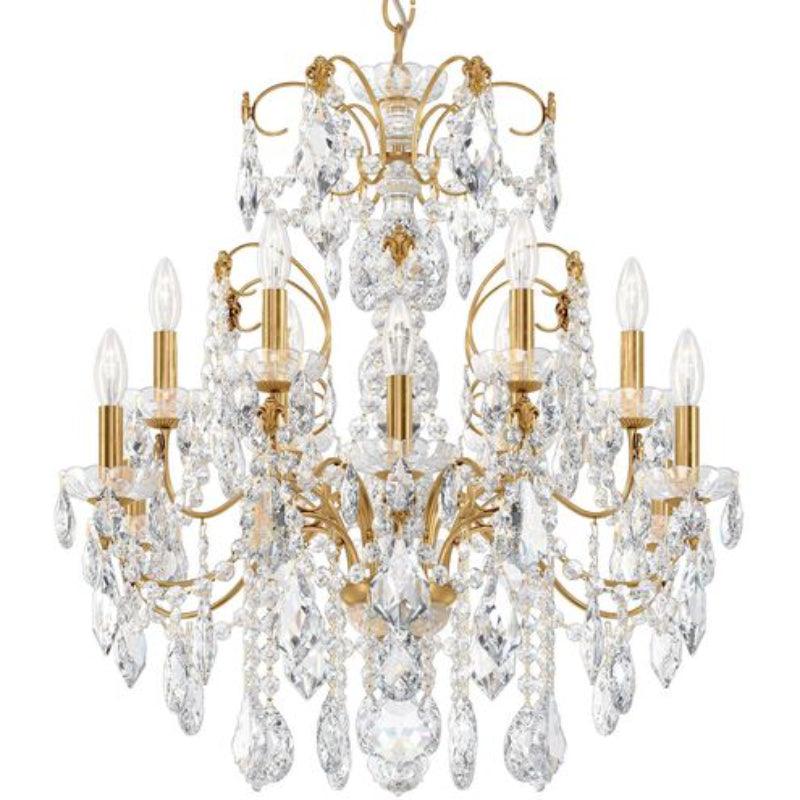 Industrial Lighting for Metal Fabrication ShopsCentury 12 Light Heirloom Gold Chandelier with Clear Heritage Crystals Industrial Lighting for Metal Fabrication ShopsCentury 12 Light Heirloom Gold Chandelier with Clear Heritage Crystals