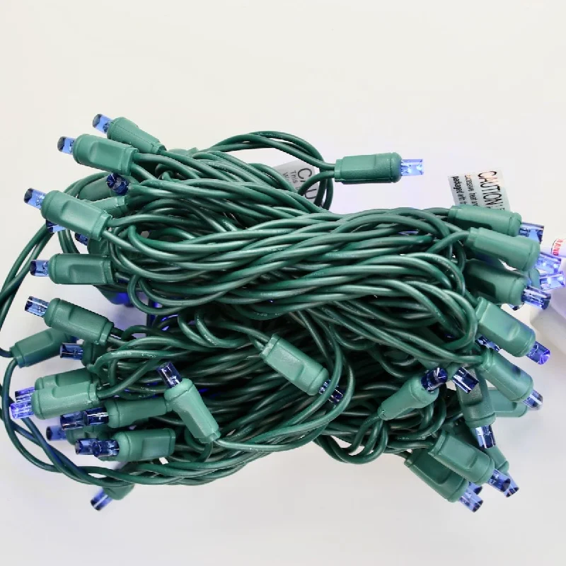 String Lights for Nursery Room Decor50-light 5mm Blue Strobe LED Christmas Lights, Green Wire 4" Spacing String Lights for Nursery Room Decor50-light 5mm Blue Strobe LED Christmas Lights, Green Wire 4" Spacing