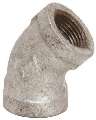 Proplus Galvanized Malleable 45 Degree Elbow' 3/8 In.