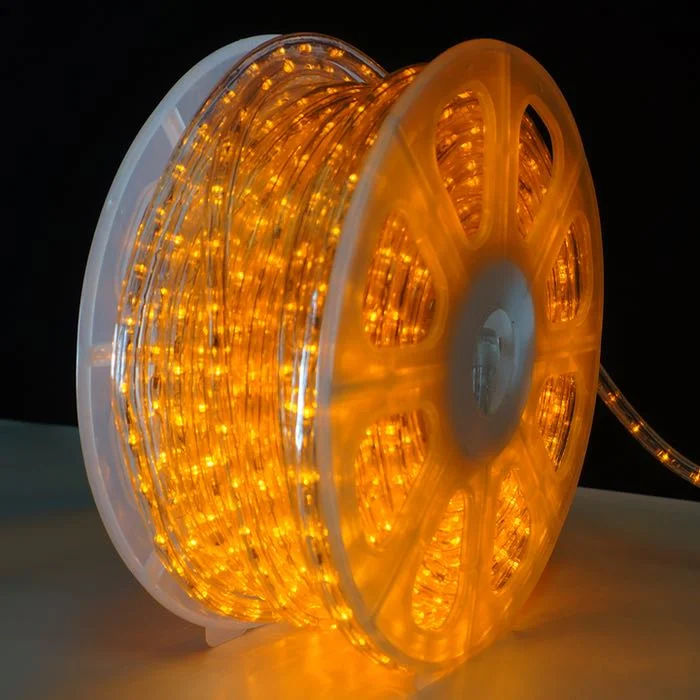 Solar - Powered String Lights for Energy - Saving Backyards3/8" Yellow LED Rope Lights Solar - Powered String Lights for Energy - Saving Backyards3/8" Yellow LED Rope Lights