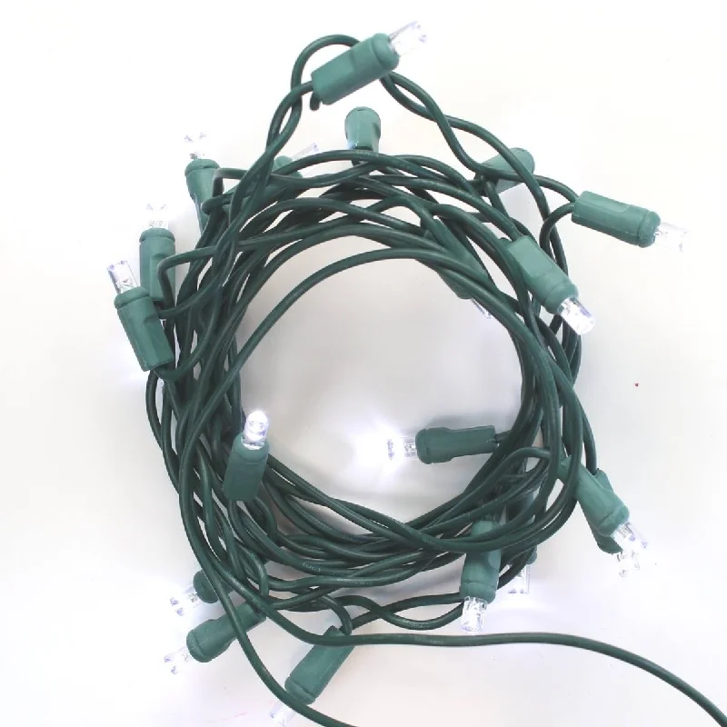 String Lights for Balcony Decoration20-light Pure White LED Craft Lights, Green Wire String Lights for Balcony Decoration20-light Pure White LED Craft Lights, Green Wire