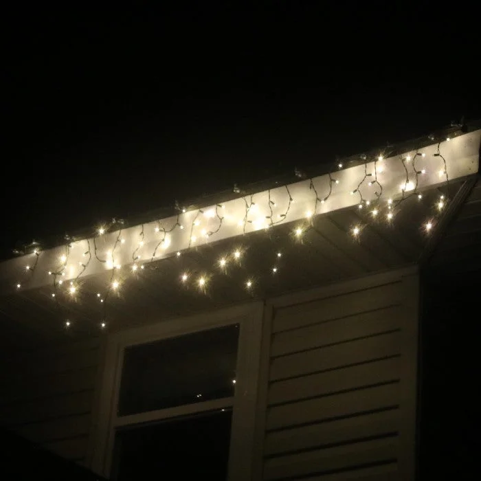 String Lights for Restaurant Outdoor Seating100-light M5 Warm White Twinkle LED Icicle Lights, Green Wire String Lights for Restaurant Outdoor Seating100-light M5 Warm White Twinkle LED Icicle Lights, Green Wire