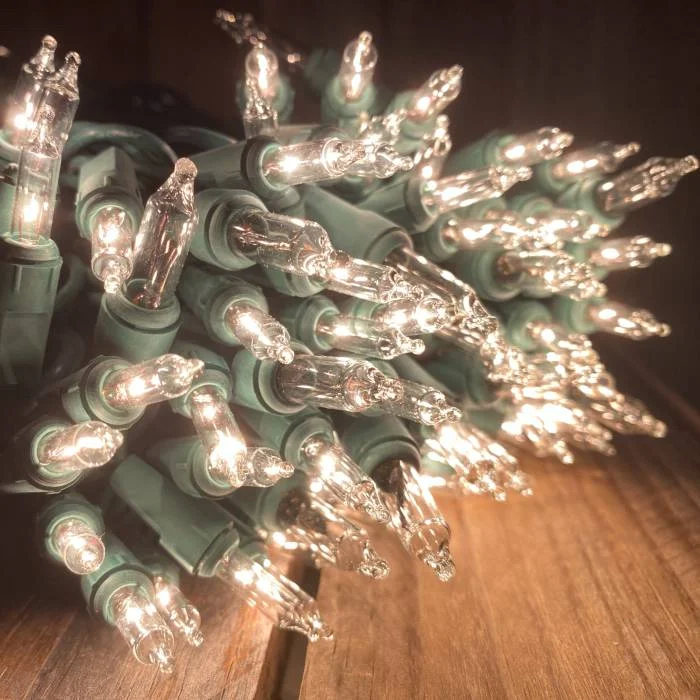 Color - Changing LED String Lights for Christmas Decor150-bulb Clear Twinkle Lights, Green Wire Color - Changing LED String Lights for Christmas Decor150-bulb Clear Twinkle Lights, Green Wire