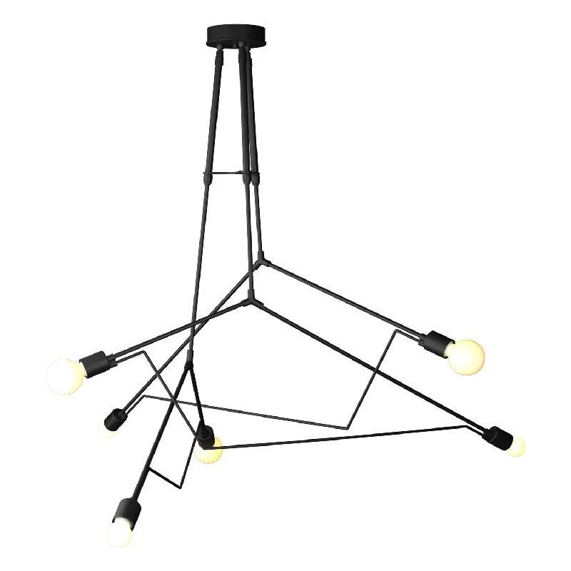 Industrial Lighting with High CRI (Color Rendering Index) for True Color PerceptionDivergence Six Light Outdoor Pendant Industrial Lighting with High CRI (Color Rendering Index) for True Color PerceptionDivergence Six Light Outdoor Pendant