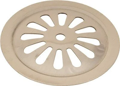 Proplus Overflow Plate With Screw' Chrome Plated