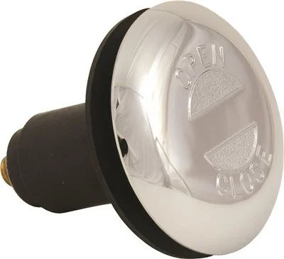 Toe Touch Stopper 5/16 In.' Brushed Nickel