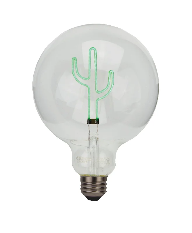 Industrial Emergency Lighting for Safety in FactoriesTCP G40 Cactus Shape Decorative Filament LED Light Bulb, 1W Green Light – Cactus Base Down for Indoor Decorative Lighting Industrial Emergency Lighting for Safety in FactoriesTCP G40 Cactus Shape Decorative Filament LED Light Bulb, 1W Green Light – Cactus Base Down for Indoor Decorative Lighting