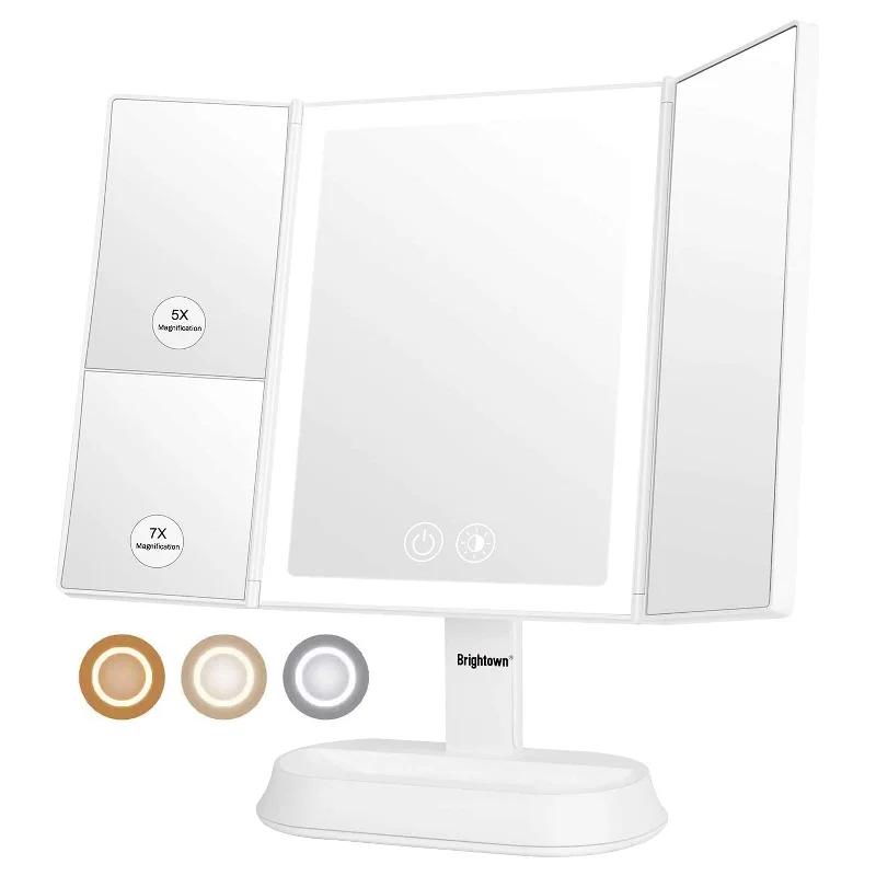 String Lights for DIY Home Decor ProjectsTrifold Makeup Mirror Lights, 3 Colors, Square String Lights for DIY Home Decor ProjectsTrifold Makeup Mirror Lights, 3 Colors, Square