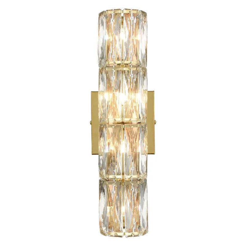 Dimmable Industrial Lighting for Ambiance Control4-Light Crystal Wall Sconce Modern Gold Bathroom Light Fixtures Dimmable Industrial Lighting for Ambiance Control4-Light Crystal Wall Sconce Modern Gold Bathroom Light Fixtures