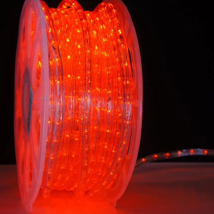 Color - Changing LED String Lights for Christmas Decor1/2" Red LED Rope Lights