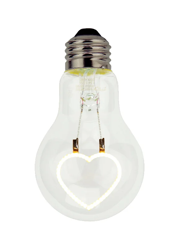 Industrial Task Lighting for Precision WorkstationsTCP A19 Heart Decorative Filament LED Christmas Light Bulb, 0.3W Yellow Light – Heart Base Down for Holiday & Festive Indoor Decor Industrial Task Lighting for Precision WorkstationsTCP A19 Heart Decorative Filament LED Christmas Light Bulb, 0.3W Yellow Light – Heart Base Down for Holiday & Festive Indoor Decor