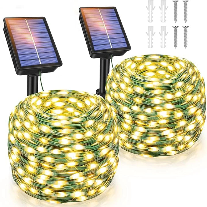 String Lights for Restaurant Outdoor SeatingOllny 300 LED 99ft Warm White Solar String Lights (2 Packs, Solar Power, 8 Modes, IP67 Waterproof) String Lights for Restaurant Outdoor SeatingOllny 300 LED 99ft Warm White Solar String Lights (2 Packs, Solar Power, 8 Modes, IP67 Waterproof)