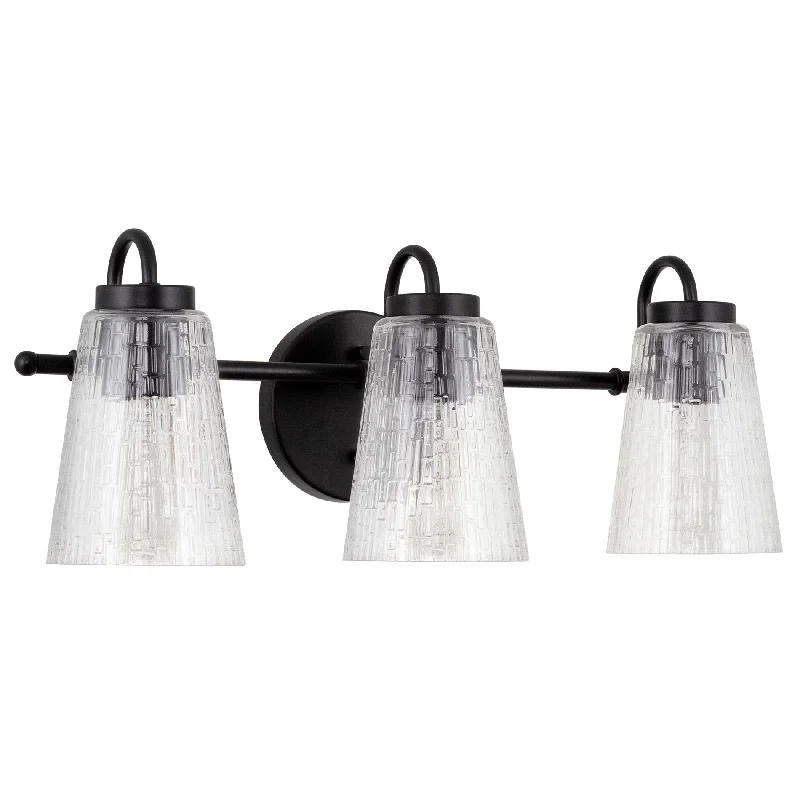 Industrial Emergency Lighting for Safety in FactoriesKira Home Chatham 20" 3-Light Modern Vanity/Bathroom Light + Textured Glass Shades, Black Finish Industrial Emergency Lighting for Safety in FactoriesKira Home Chatham 20" 3-Light Modern Vanity/Bathroom Light + Textured Glass Shades, Black Finish