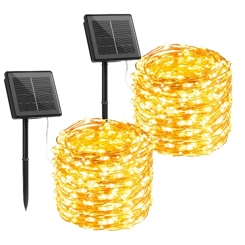 Fairy String Lights for Bedroom DecorSolar Fairy Lights, 8 lighting Modes