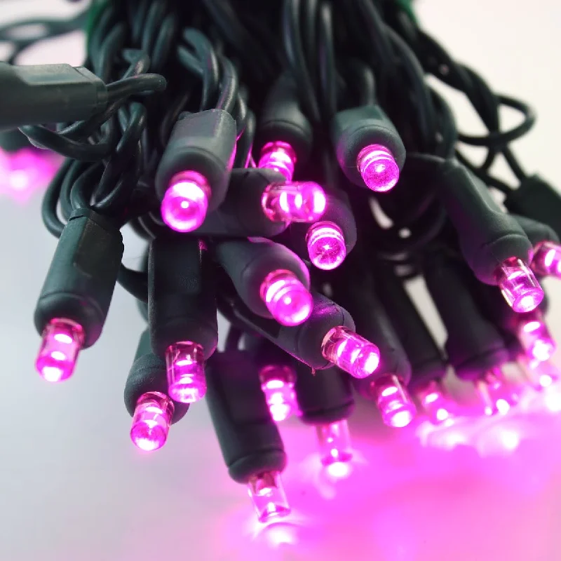 String Lights for Porch Lighting50-light 5mm Pink LED Christmas Lights, 6" Spacing Green Wire String Lights for Porch Lighting50-light 5mm Pink LED Christmas Lights, 6" Spacing Green Wire