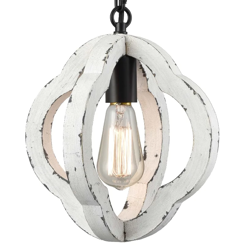 Industrial Lighting for Woodworking FactoriesFarmhouse Distressed White Wood Pendant Light Fixture Industrial Lighting for Woodworking FactoriesFarmhouse Distressed White Wood Pendant Light Fixture