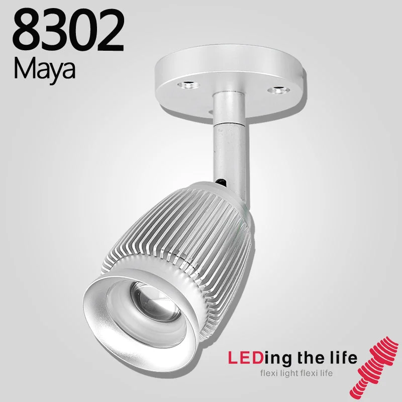 8302D Maya LED focus spotlight for museum lighting,Triac dimmable version 110V/220V