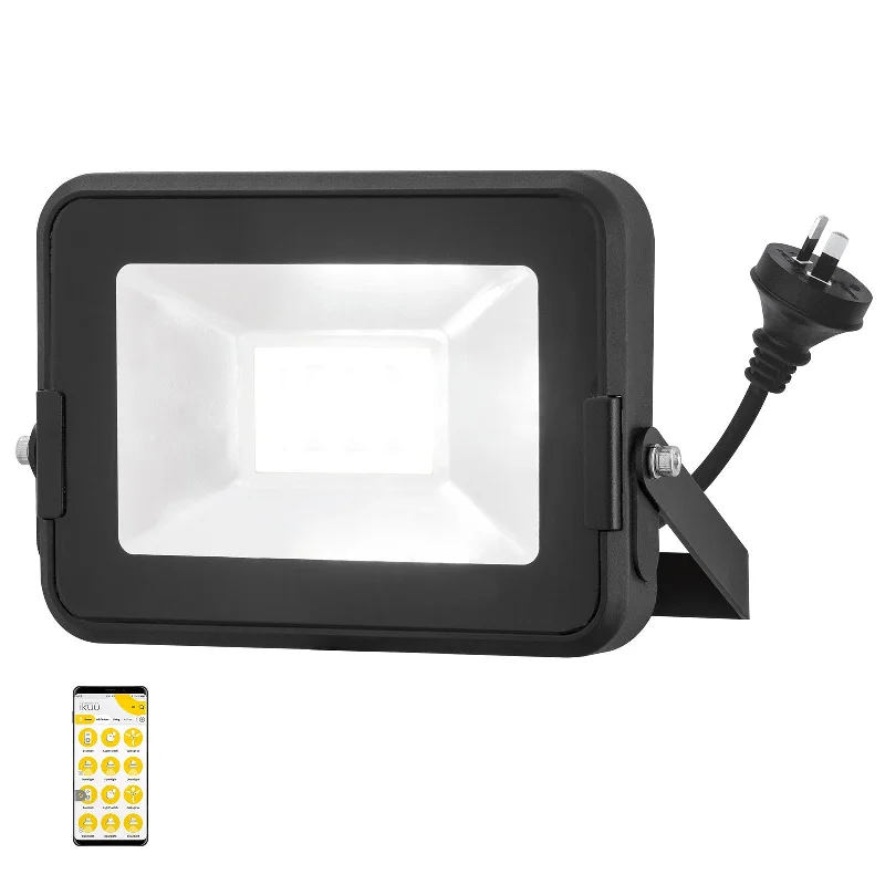 Industrial Wall - Mounted Lighting for Workshop WallsIkuü Smart Zigbee Ridley Flood Light
