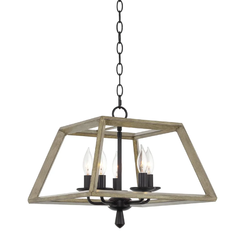 Industrial Lighting for Woodworking FactoriesKira Home Dempsey 16" Farmhouse 5-Light Pendant Light, Black + Smoked Birch Finish Industrial Lighting for Woodworking FactoriesKira Home Dempsey 16" Farmhouse 5-Light Pendant Light, Black + Smoked Birch Finish