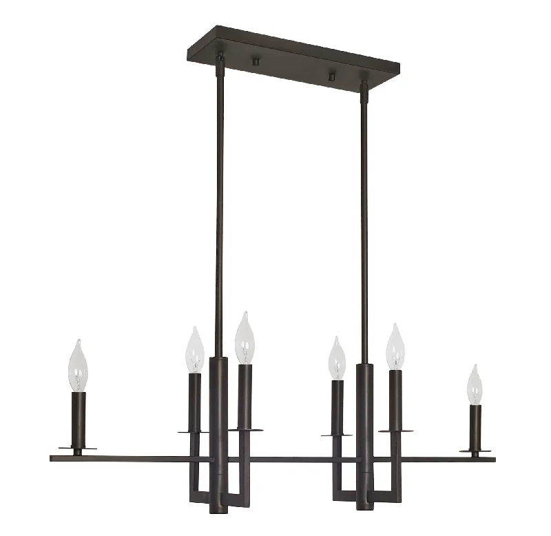 Corrosion - Resistant Industrial Lighting for Coastal FactoriesKira Home Mila 33.5" 6-Light Modern Kitchen Island Light, Linear Ceiling Light for Kitchen Islands, Pool Tables, Dining Tables, Oil Rubbed Bronze Corrosion - Resistant Industrial Lighting for Coastal FactoriesKira Home Mila 33.5" 6-Light Modern Kitchen Island Light, Linear Ceiling Light for Kitchen Islands, Pool Tables, Dining Tables, Oil Rubbed Bronze