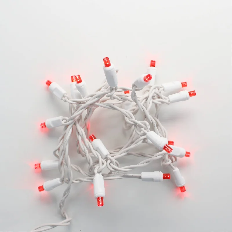 Color - Changing LED String Lights for Christmas Decor20-light Red LED Craft Lights, White Wire Color - Changing LED String Lights for Christmas Decor20-light Red LED Craft Lights, White Wire