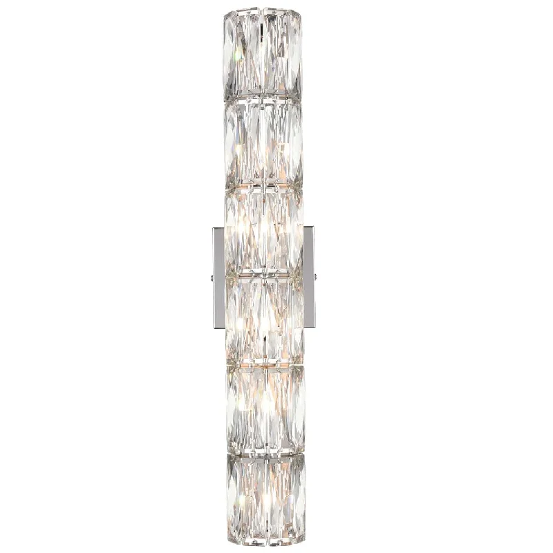 Industrial Lighting for Chemical PlantsModern Crystal Wall Sconce 6-Light Chrome Bathroom Wall Light Fixture Industrial Lighting for Chemical PlantsModern Crystal Wall Sconce 6-Light Chrome Bathroom Wall Light Fixture