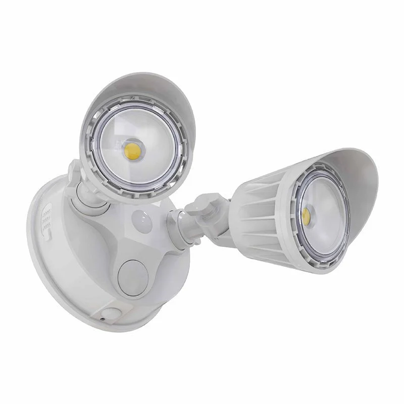 String Lights for Balcony DecorationWestgate 20W Multi-Color 2-Head Dimmable LED Security Light - Bronze or White Finish String Lights for Balcony DecorationWestgate 20W Multi-Color 2-Head Dimmable LED Security Light - Bronze or White Finish
