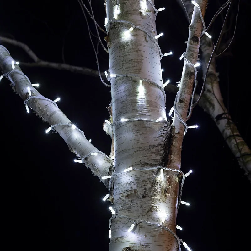 Color - Changing LED String Lights for Christmas DecorPro Connect 115m 1150 White Connectable String Lights White Cable