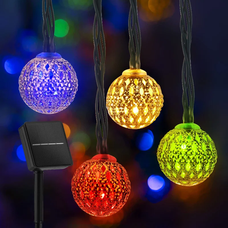 Solar - Powered String Lights for Energy - Saving BackyardsSolar Moroccan String Lights, 8 Modes Solar - Powered String Lights for Energy - Saving BackyardsSolar Moroccan String Lights, 8 Modes