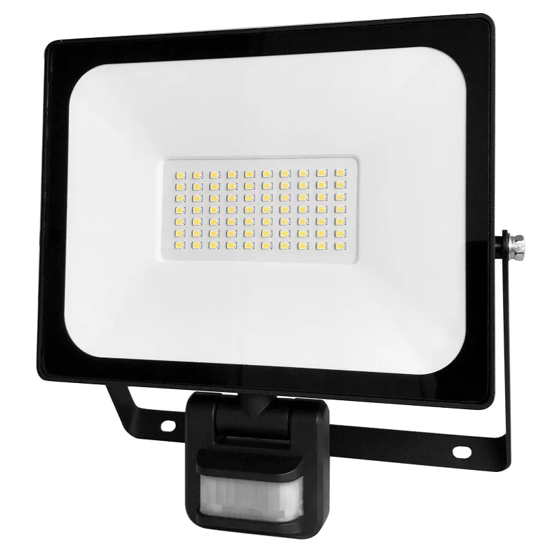 Shock - Resistant Industrial Lighting for Vibrating Machinery AreasBaxter 50W DIY LED Flood Light with PIR Sensor Shock - Resistant Industrial Lighting for Vibrating Machinery AreasBaxter 50W DIY LED Flood Light with PIR Sensor