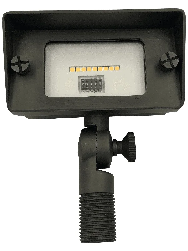 Waterproof String Lights for Patio DecorABBA 12V Dark Brass Square Built-In LED Flood Light - 3000K, Warm White Waterproof String Lights for Patio DecorABBA 12V Dark Brass Square Built-In LED Flood Light - 3000K, Warm White