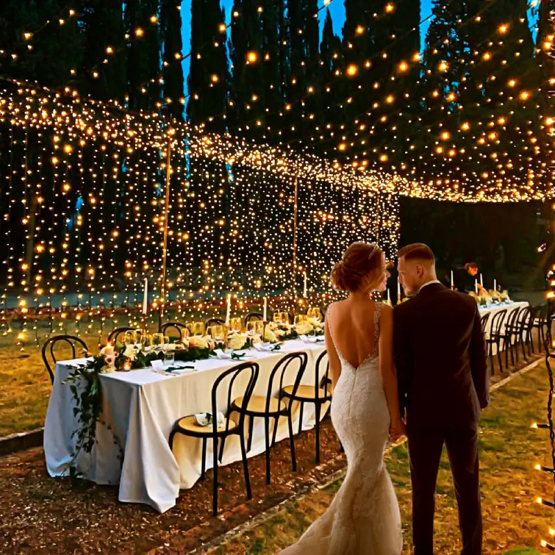 Color - Changing LED String Lights for Christmas DecorOllny 400 LED 132ft Warm White String Lights (Green Cable, Plug in, 8 Modes, IP44 Waterproof) Color - Changing LED String Lights for Christmas DecorOllny 400 LED 132ft Warm White String Lights (Green Cable, Plug in, 8 Modes, IP44 Waterproof)