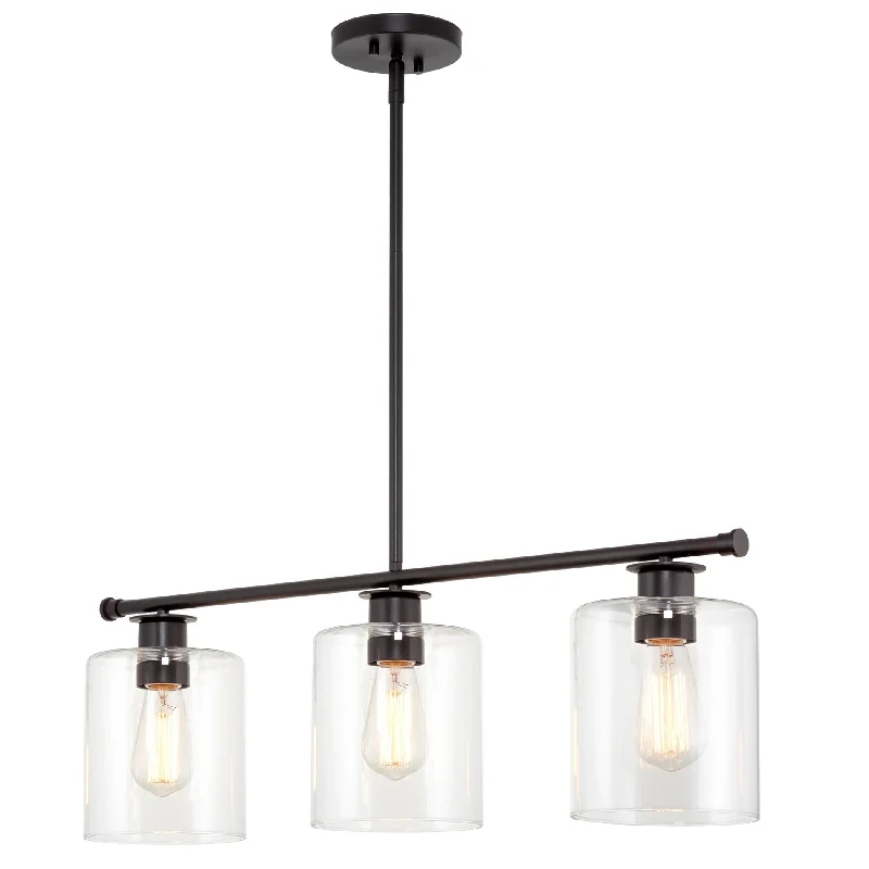 Industrial Emergency Lighting for Safety in FactoriesKira Home Sloane 31" 3-Light Modern Industrial Farmhouse Island Light + Clear Glass Cylinder Shades, Adjustable Hanging Height, Oil Rubbed Bronze Industrial Emergency Lighting for Safety in FactoriesKira Home Sloane 31" 3-Light Modern Industrial Farmhouse Island Light + Clear Glass Cylinder Shades, Adjustable Hanging Height, Oil Rubbed Bronze