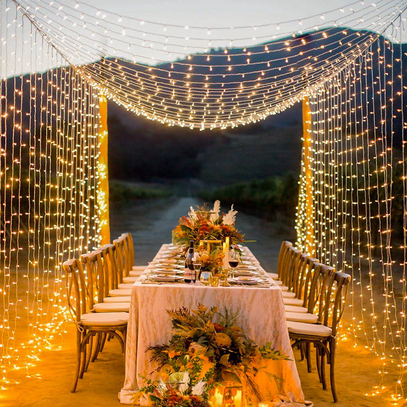 String Lights for Restaurant Outdoor SeatingOllny 800 LED 262ft Warm White String Lights (Clear Cable, Plug in, 8 Modes, IP44 Waterproof) String Lights for Restaurant Outdoor SeatingOllny 800 LED 262ft Warm White String Lights (Clear Cable, Plug in, 8 Modes, IP44 Waterproof)