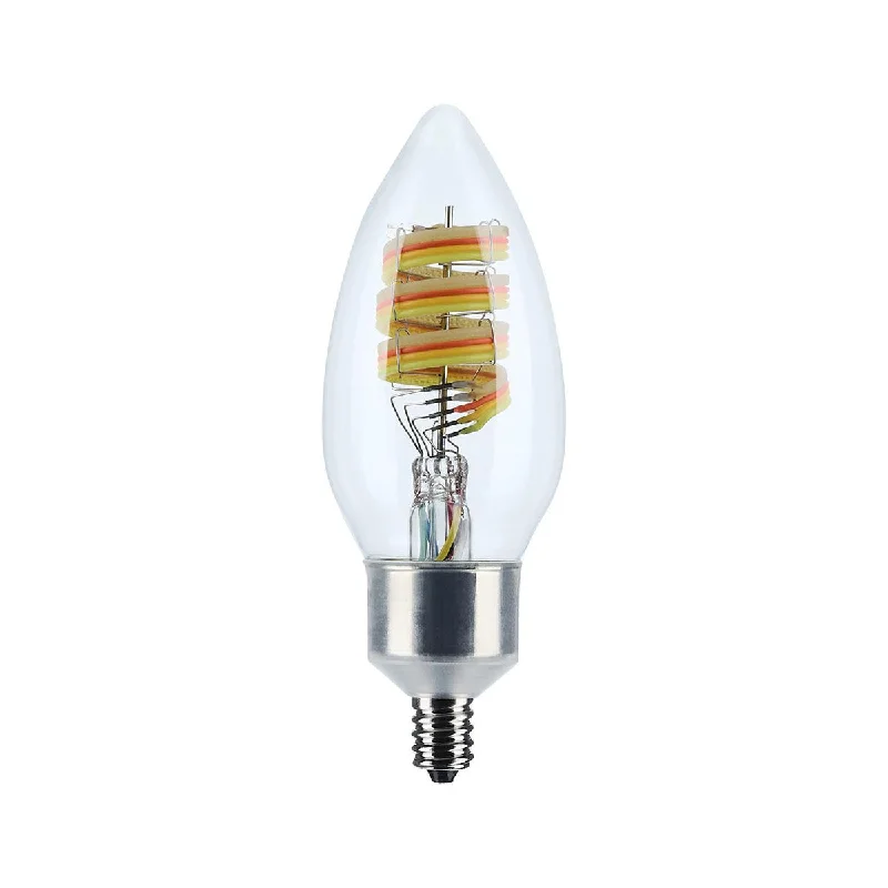 Energy - Efficient Industrial Lighting for Cost - SavingsStarfish B11 WiFi Smart LED Bulb, 4W. 300Lm, RGB & Tunable White, Candelabra Base