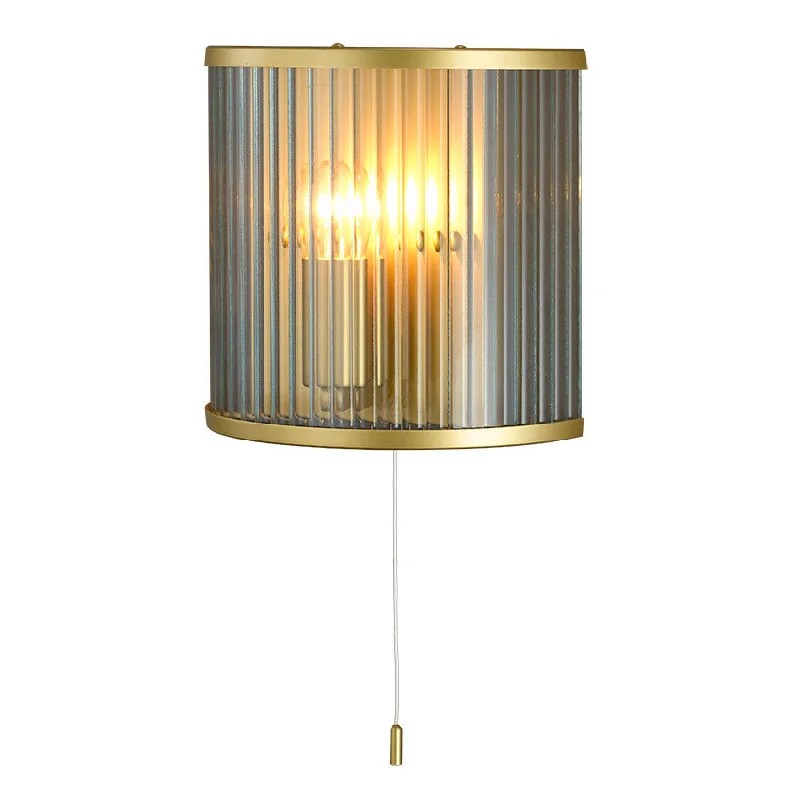 modern minimalist wall lamps for contemporary living roomsCARTER RIBBON GLASS WALL LIGHT