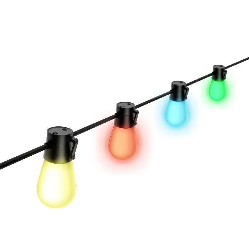 Waterproof String Lights for Patio Decor24 ft. Color Changing Smart LED String Lights Waterproof String Lights for Patio Decor24 ft. Color Changing Smart LED String Lights