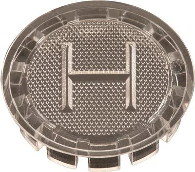 Price Pfister Plastic H Button For Handle Clear