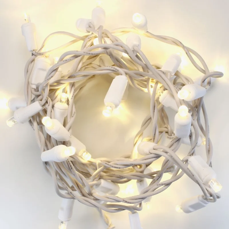 Battery - Operated String Lights for Indoor Use35-light Warm White LED Craft Lights, White Wire Battery - Operated String Lights for Indoor Use35-light Warm White LED Craft Lights, White Wire
