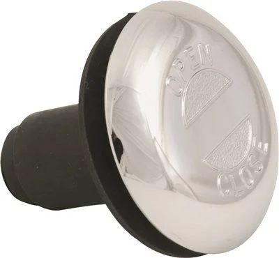 Toe Touch Stopper' 3/8 In.' Brushed Nickel