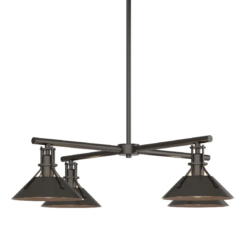 Industrial Lighting with High CRI (Color Rendering Index) for True Color PerceptionHenry Four Light Outdoor Pendant