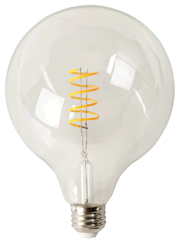 Industrial Exit Sign Lighting for Quick EvacuationLED Antique Spiral Filament G40 Lamp - 6.8", 5W, 18K