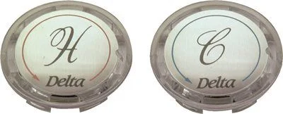 Hot And Cold Button For Delta/Delex' 1-5/16 In. Od
