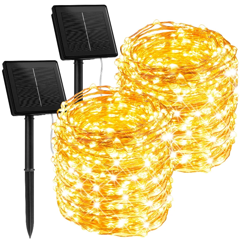 Color - Changing LED String Lights for Christmas DecorSolar Twinkle Fairy Light, 2 Modes Color - Changing LED String Lights for Christmas DecorSolar Twinkle Fairy Light, 2 Modes