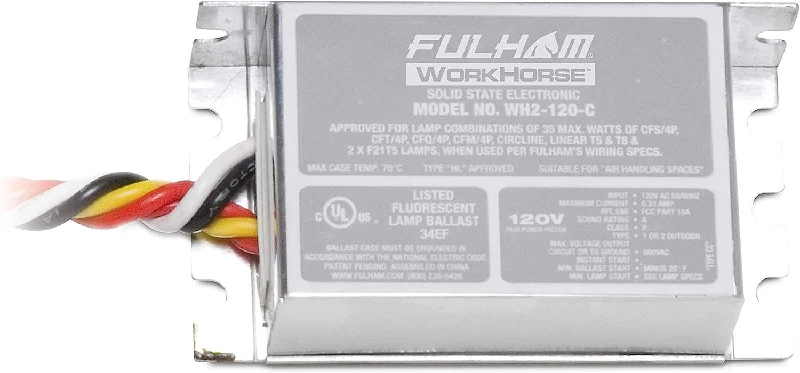 String Lights for Outdoor Dining AreasFulham Lighting WH2-120-C Workhorse 2 Versatile Fluorescent Lamp Ballast, 120V String Lights for Outdoor Dining AreasFulham Lighting WH2-120-C Workhorse 2 Versatile Fluorescent Lamp Ballast, 120V