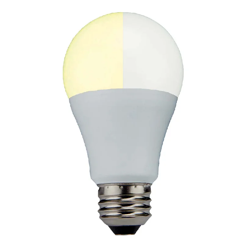Waterproof Industrial Lighting for Wet AreasLED 10W A19 DIM 27 YELLOW FLIP
