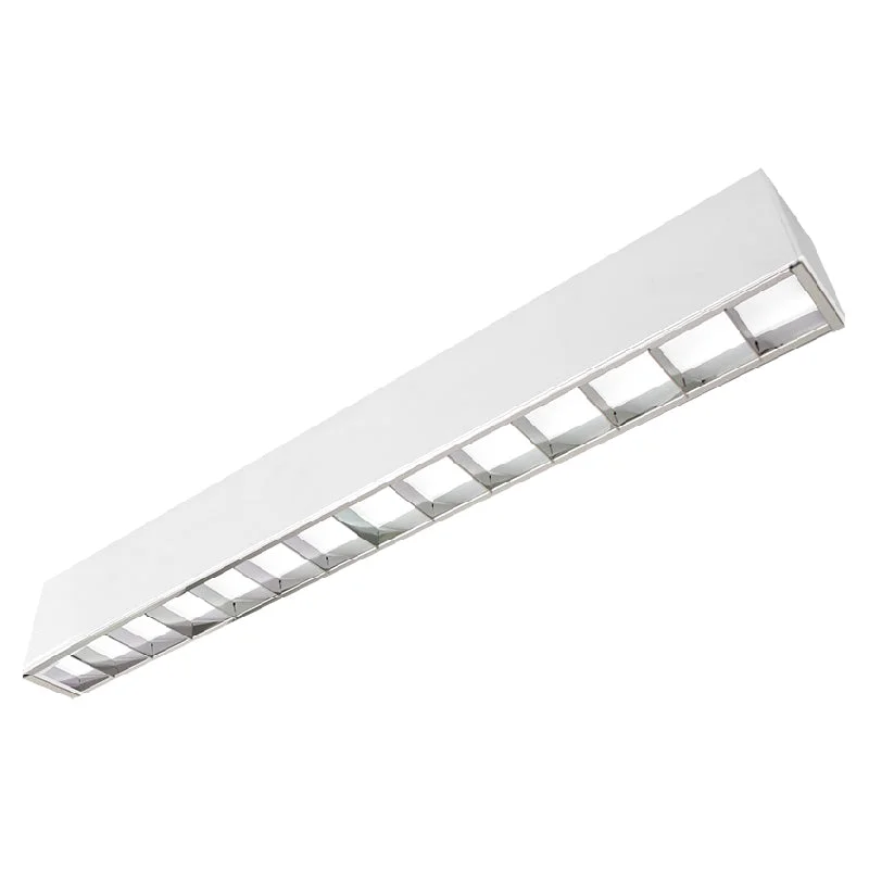 Industrial Flood Lighting for Outdoor Loading DocksSCX 3FT 30W LED Linkable Linear Light, CCT, Louver Lens Industrial Flood Lighting for Outdoor Loading DocksSCX 3FT 30W LED Linkable Linear Light, CCT, Louver Lens