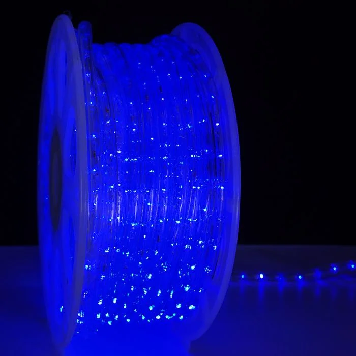 Battery - Operated String Lights for Indoor Use3/8" Blue LED Rope Lights